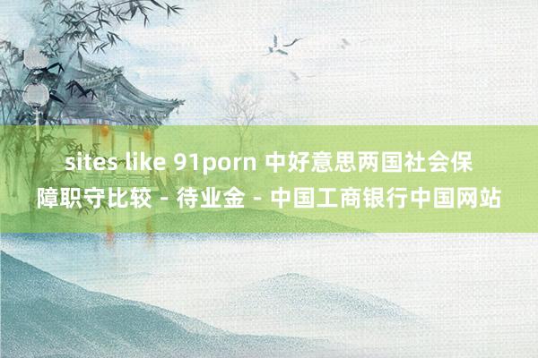 sites like 91porn 中好意思两国社会保障职守比较-待业金-中国工商银行中国网站